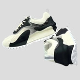 Überkreuzte Herren-Sneaker aus Mikrofaser-Mesh